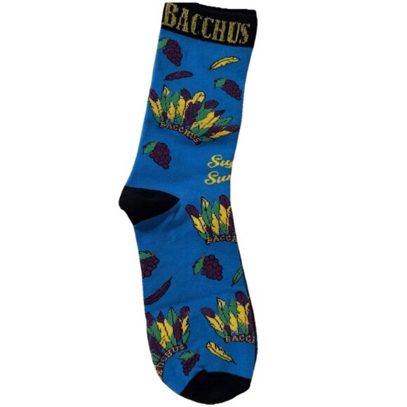 NEW!! 2025 Krewe Of Bacchus Float Socks (Super Sunday) Float 12 - Picture 2 of 3